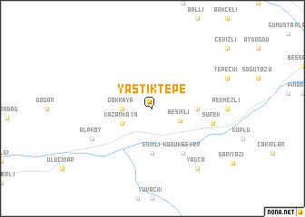 map of Yastıktepe