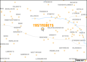 map of Yastrebets