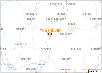 map of Yastrebna