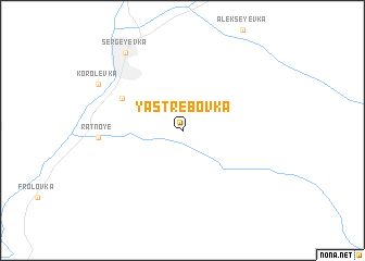 map of Yastrebovka