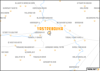 map of Yastrebovka