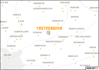 map of Yastrebovka