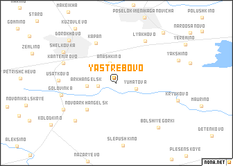 map of Yastrebovo