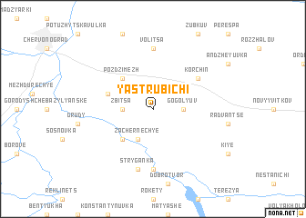 map of Yastrubichi