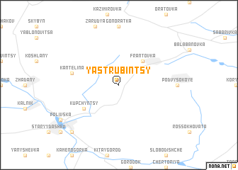 map of Yastrubintsy