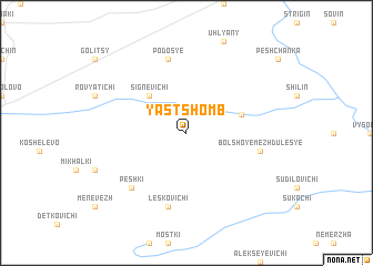 map of Yastshomb