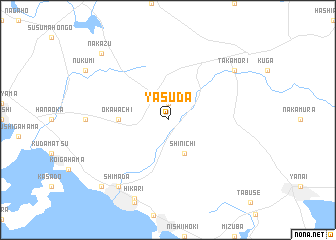map of Yasuda