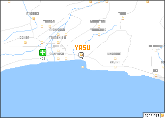 map of Yasu