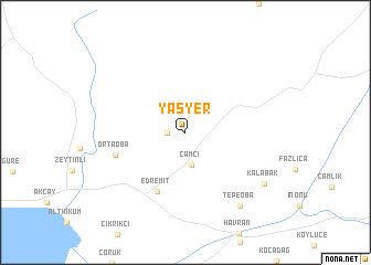 map of Yaşyer