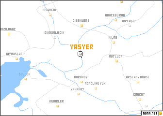 map of Yaşyer