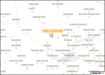 map of Yasyunino