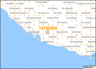 map of Yatagama