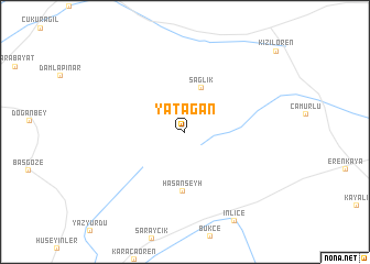 map of Yatağan