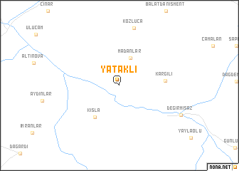 map of Yataklı