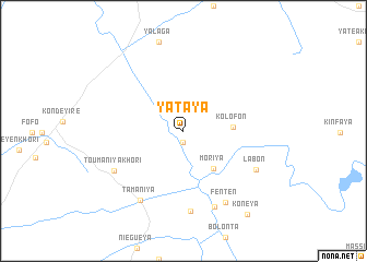 map of Yataya