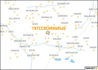 map of Yatccochahuaijo