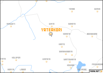 map of Yatéa Kori