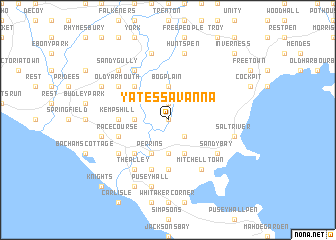 map of Yates Savanna