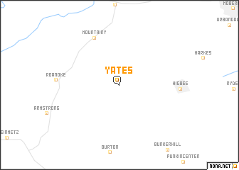 map of Yates