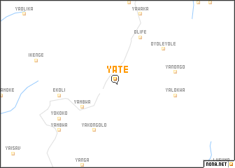 map of Yate