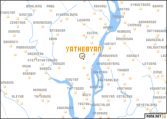 map of Yathebyan