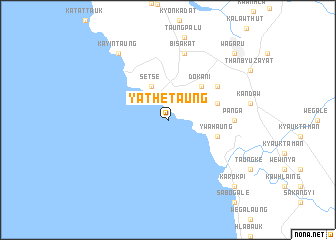 map of Yathetaung