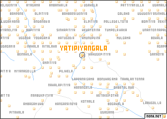 map of Yatipiyangala