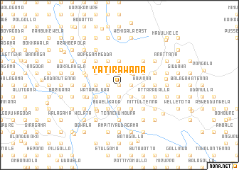 map of Yatirawana