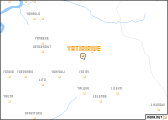 map of Yatiri Rive