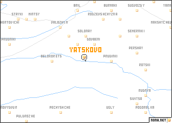 map of Yatskovo