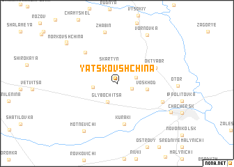 map of Yatskovshchina