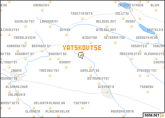 map of Yatskovtse