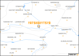 map of Yatskovytsya