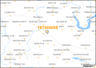 map of Yatskuvka