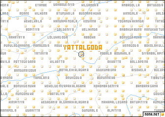 map of Yattalgoda