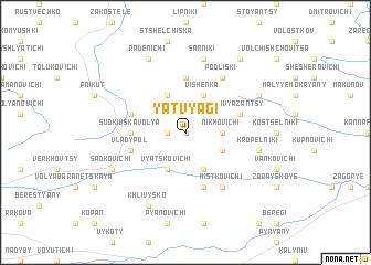 map of Yatvyagi