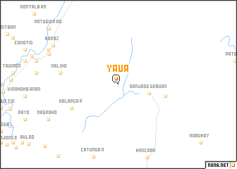 map of Yaua