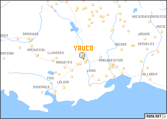 map of Yauco