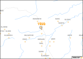 map of Ya‘uḑ