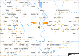 map of Yaukthawa