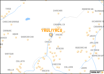 map of Yauliyacu