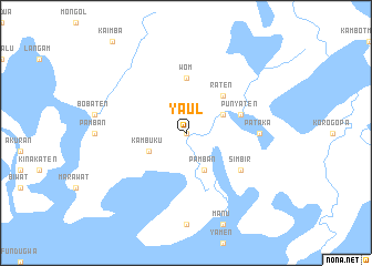 map of Yaul