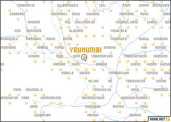 map of Yaumunibi