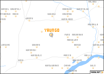 map of Yaungo