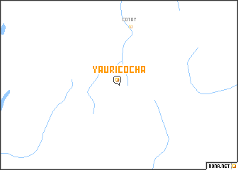 map of Yauricocha