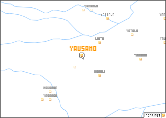 map of Yausamo