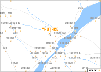 map of Yautare