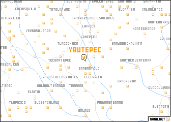 map of Yautepec