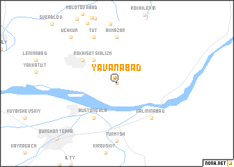map of Yavanabad