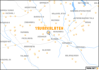 map of Yāvar Kalāteh